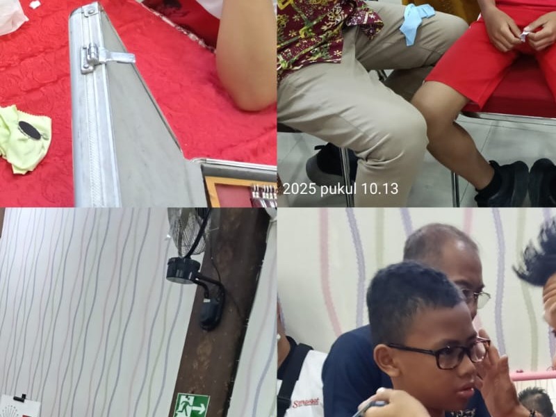 PEMERIKSAAN MATA DAN PEMBERIAN KACAMATA GRATIS BERSAMA UPTD PUSKESMAS ASEMBAGUS
